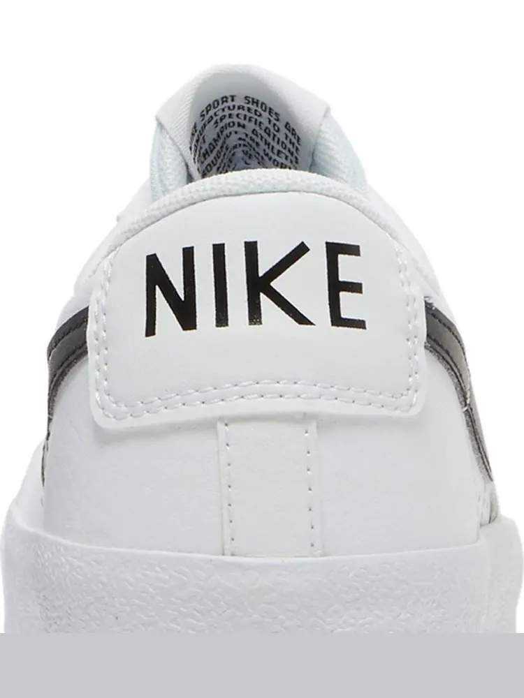 Кроссовки Nike Blazer Low '77 GS 'White Black' — изображение 7 из 8, белый