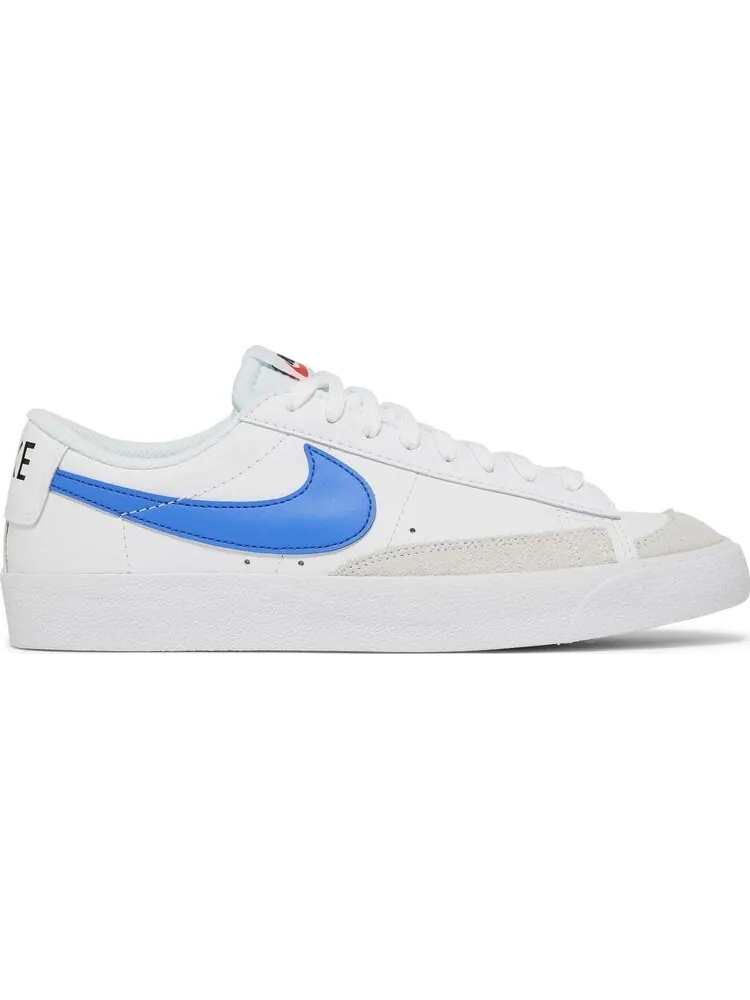 Кроссовки Nike Blazer Low '77 GS 'White Chlorophyll Medium Blue' — изображение 1 из 8, белый