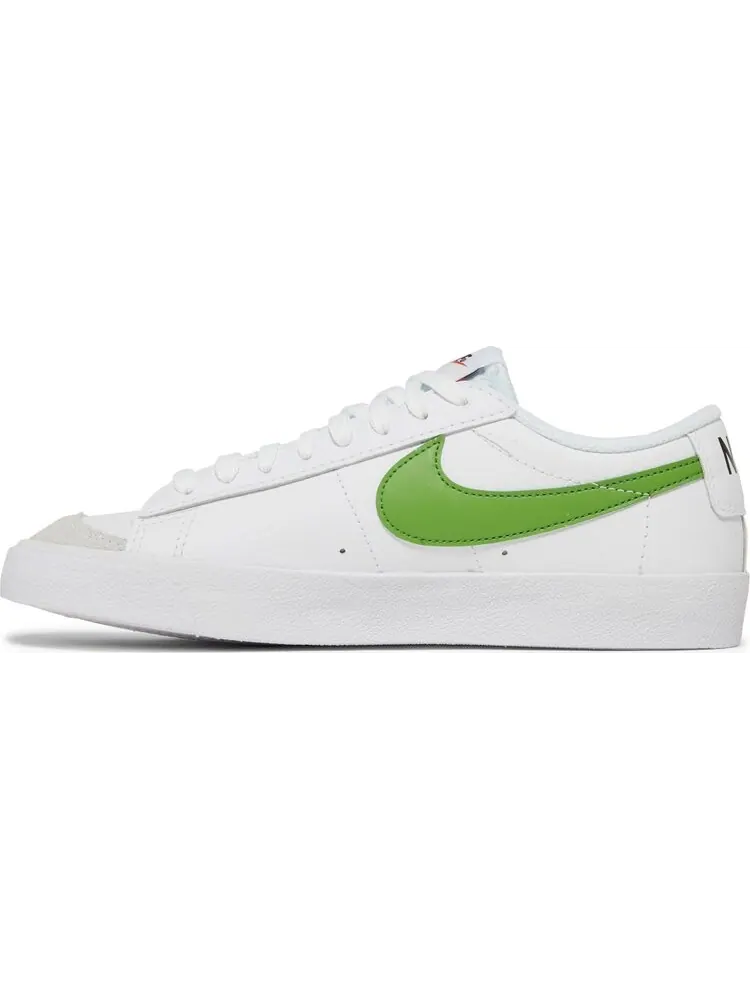 Кроссовки Nike Blazer Low '77 GS 'White Chlorophyll Medium Blue' — изображение 3 из 8, белый