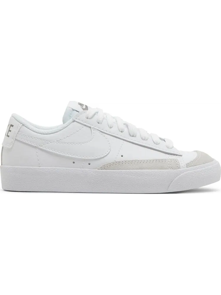 Кроссовки Nike Blazer Low '77 GS 'White Flat Pewter' — изображение 1 из 8, белый