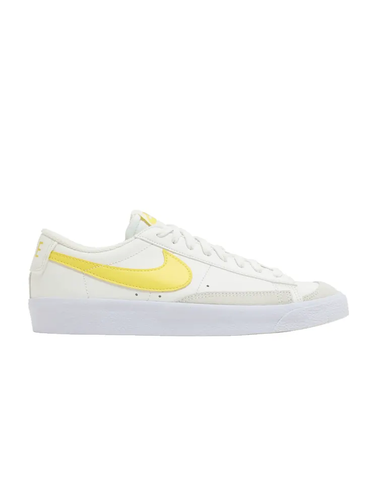 Кроссовки Nike Blazer Low '77 GS 'White Opti Yellow' — изображение 1 из 9, белый/желтый/белый
