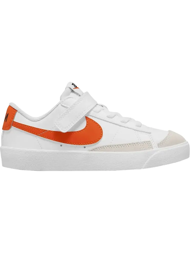 Кроссовки Nike Blazer Low '77 PS 'White Team Orange' — изображение 1 из 1, белый
