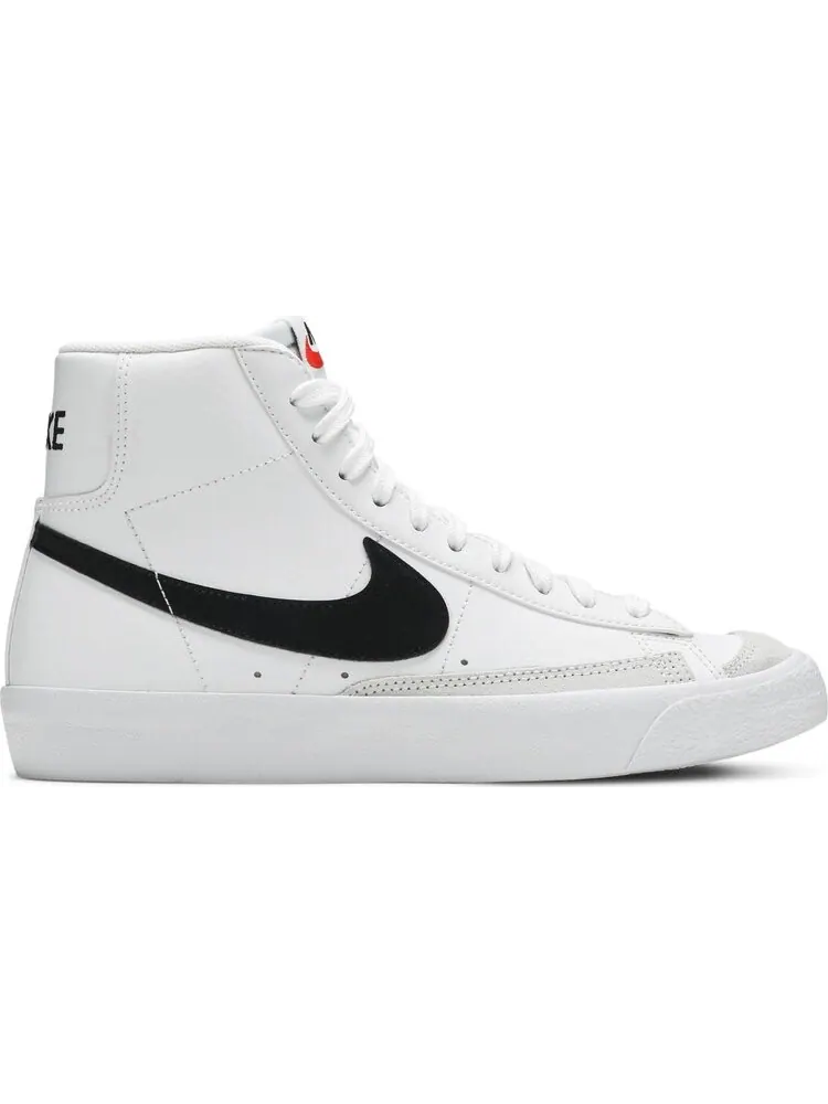 Кроссовки Nike Blazer Mid '77 GS White Black — изображение 1 из 9, белый