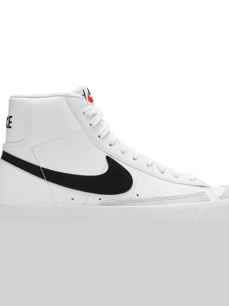 Кроссовки Nike Blazer Mid '77 GS White Black — изображение 2 из 9, белый