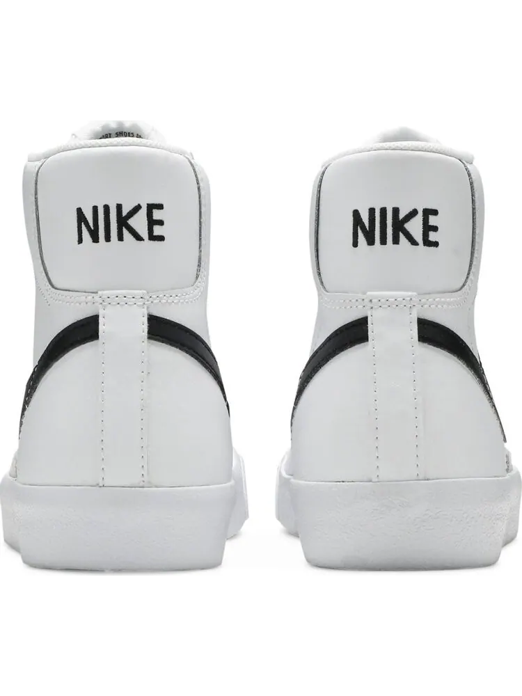 Кроссовки Nike Blazer Mid '77 GS White Black — изображение 6 из 9, белый