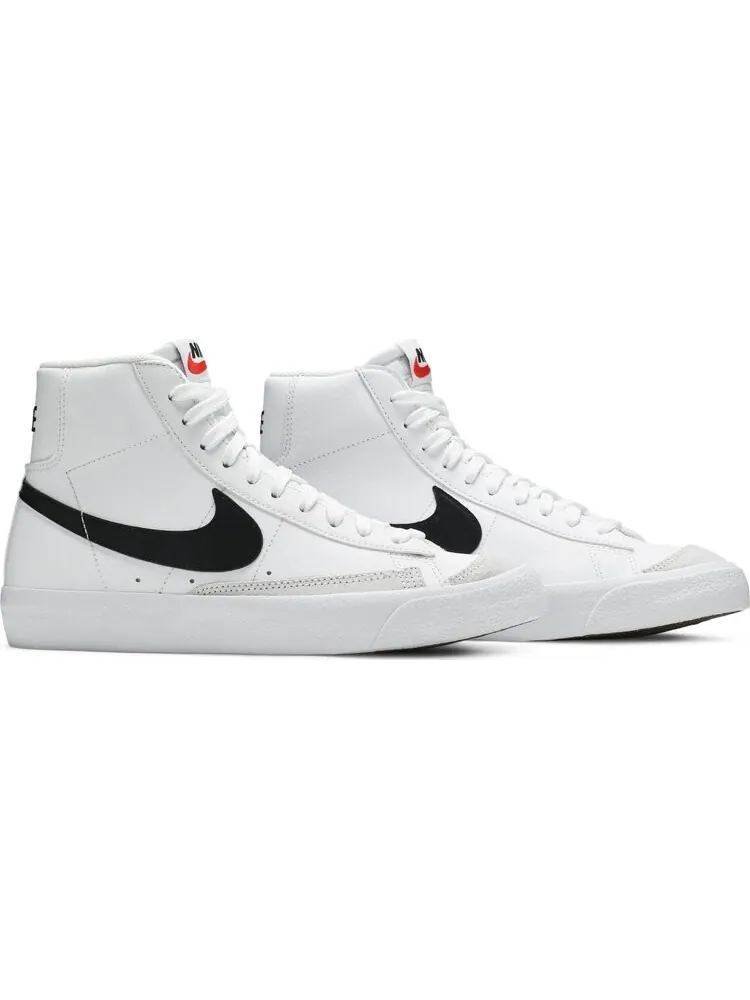 Кроссовки Nike Blazer Mid '77 GS White Black — изображение 8 из 9, белый