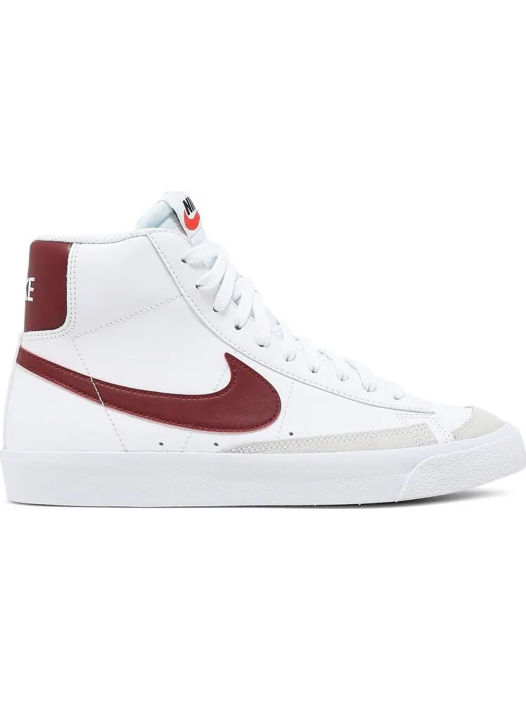 Кроссовки Nike Blazer Mid '77 GS 'White Team Red' — изображение 1 из 8, белый