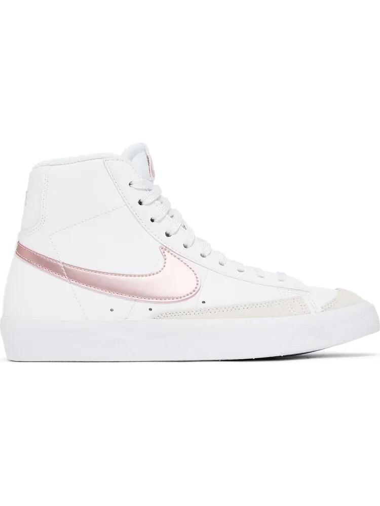 Кроссовки Nike Blazer Mid '77 GS 'White Pink Glaze' — изображение 1 из 8, белый
