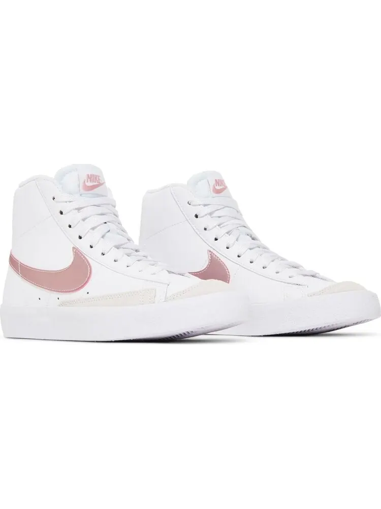 Кроссовки Nike Blazer Mid '77 GS 'White Pink Glaze' — изображение 8 из 8, белый