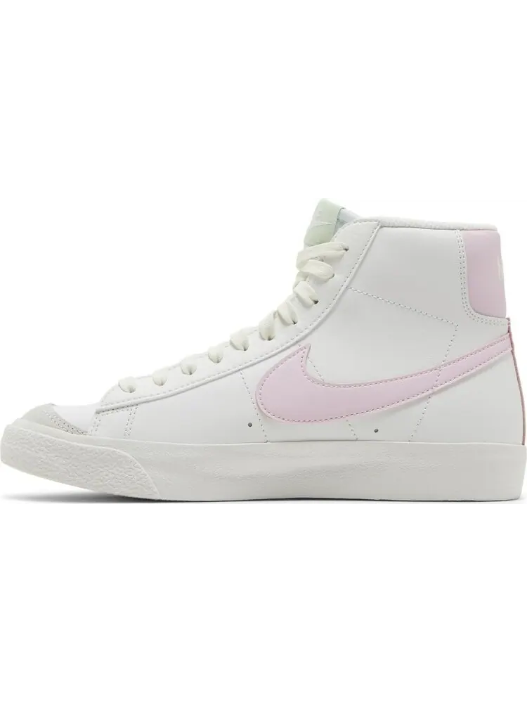 Кроссовки Nike Blazer Mid '77 GS 'White Pink Foam' — изображение 3 из 8, белый