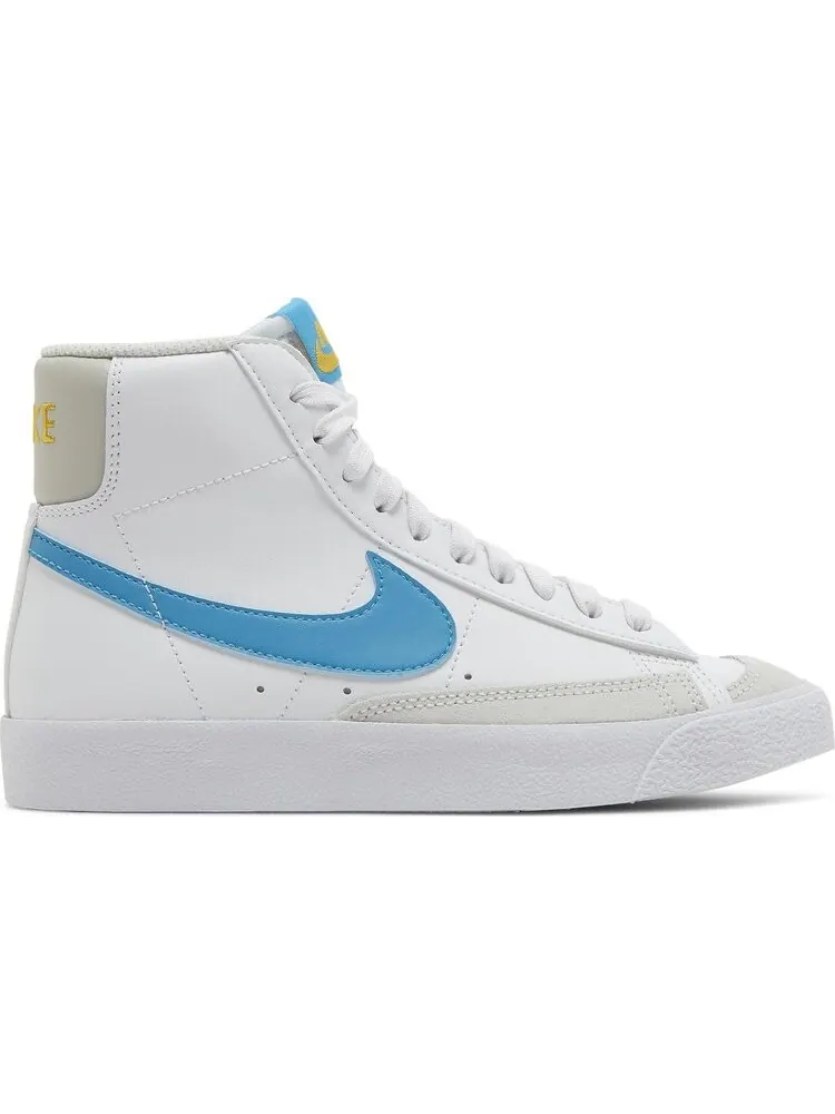 Кроссовки Nike Blazer Mid '77 GS 'White Laser Blue' — изображение 1 из 8, белый
