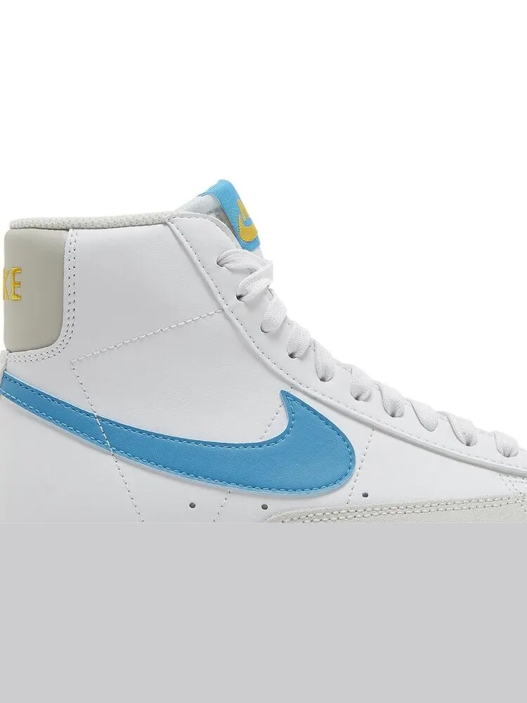 Кроссовки Nike Blazer Mid '77 GS 'White Laser Blue' — изображение 2 из 8, белый