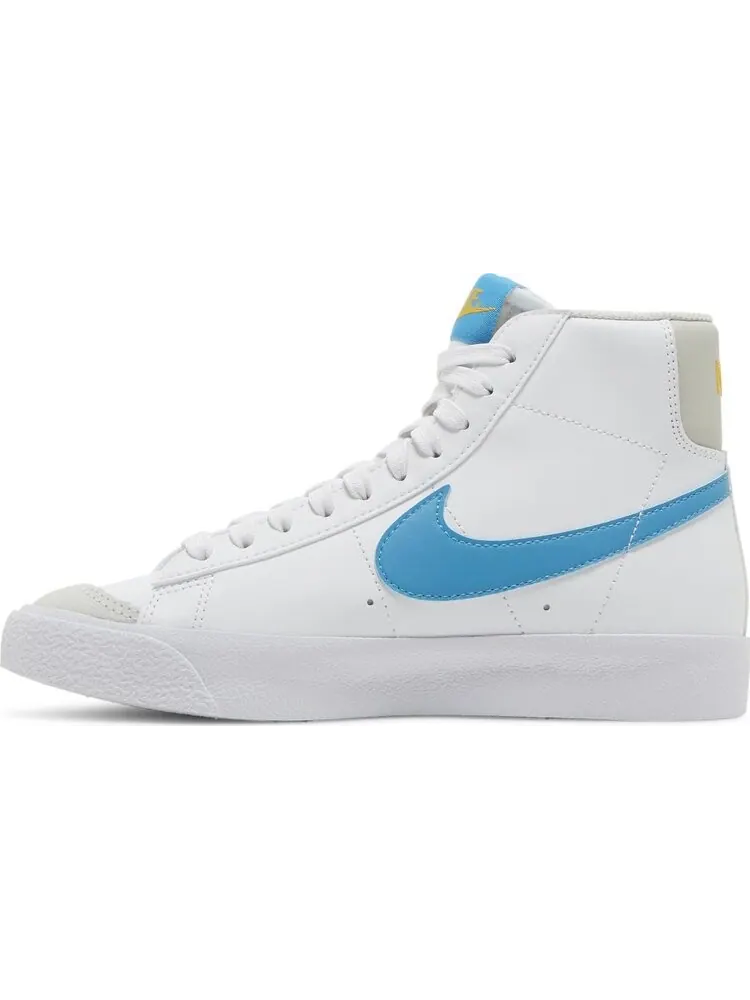 Кроссовки Nike Blazer Mid '77 GS 'White Laser Blue' — изображение 3 из 8, белый