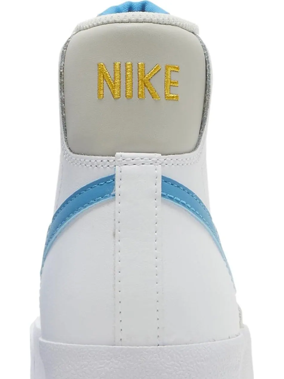 Кроссовки Nike Blazer Mid '77 GS 'White Laser Blue' — изображение 7 из 8, белый