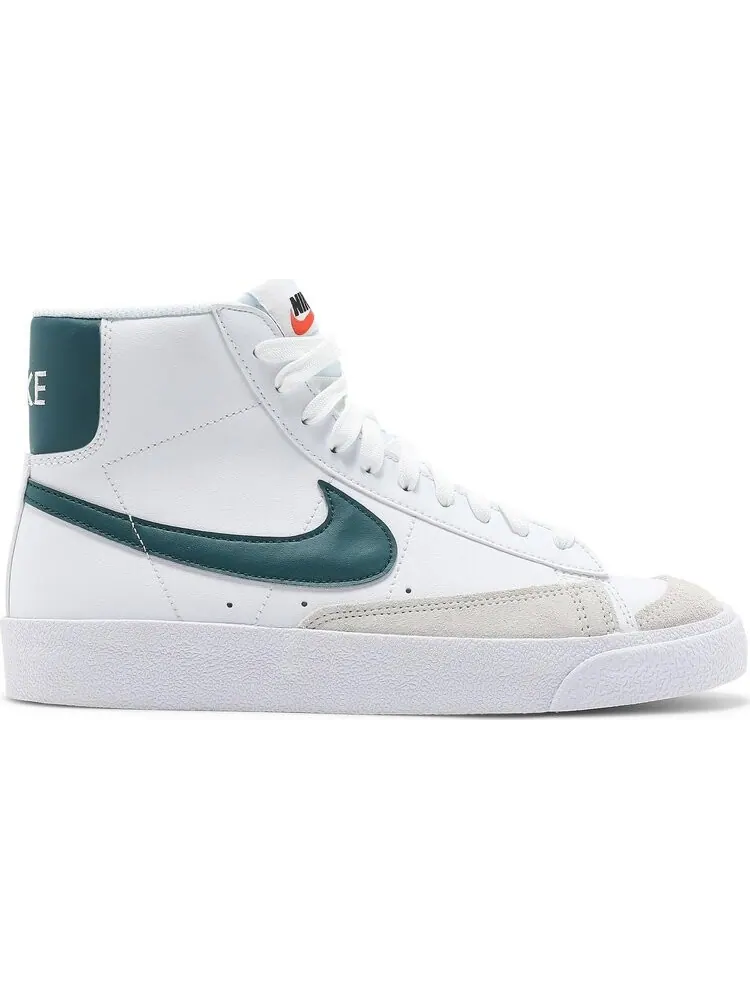 Кроссовки Nike Blazer Mid '77 GS 'White Dark Teal Green' — изображение 1 из 8, белый