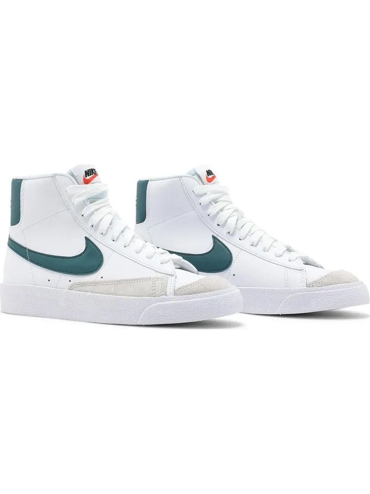 Кроссовки Nike Blazer Mid '77 GS 'White Dark Teal Green' — изображение 8 из 8, белый