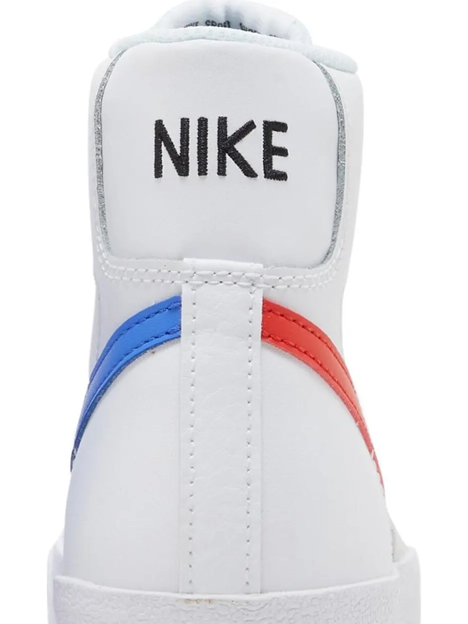 Кроссовки Nike Blazer Mid '77 GS 'White Red Blue' — изображение 7 из 8, белый