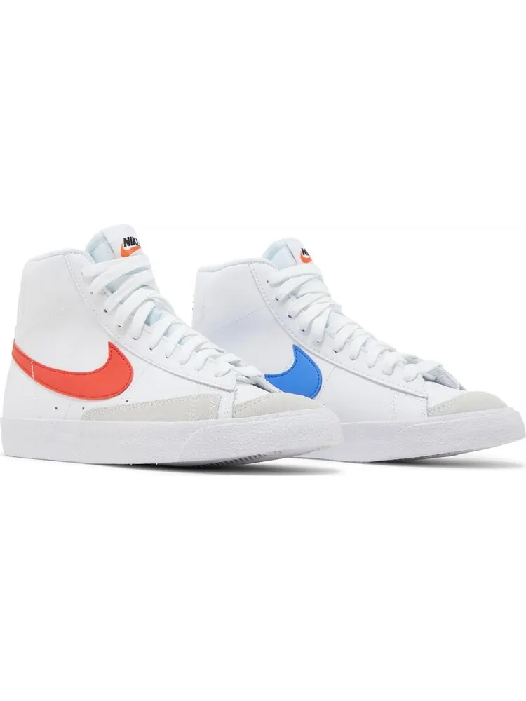 Кроссовки Nike Blazer Mid '77 GS 'White Red Blue' — изображение 8 из 8, белый