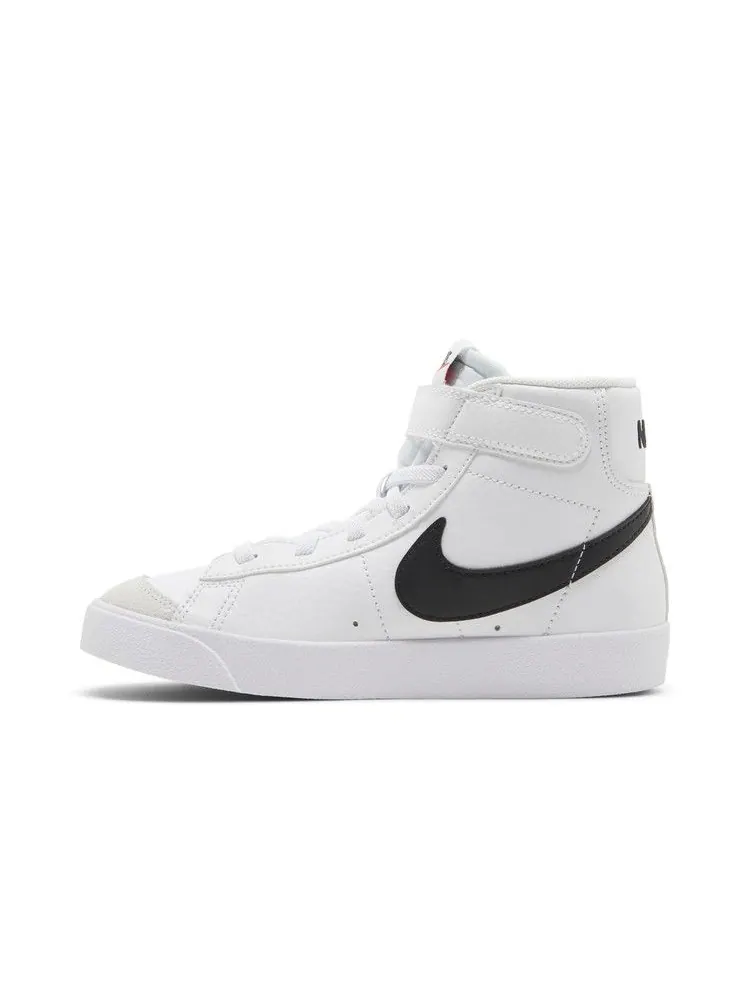 Кроссовки Nike Blazer Mid '77 PS 'White Black' — изображение 4 из 9, белый/оранжевый/черный