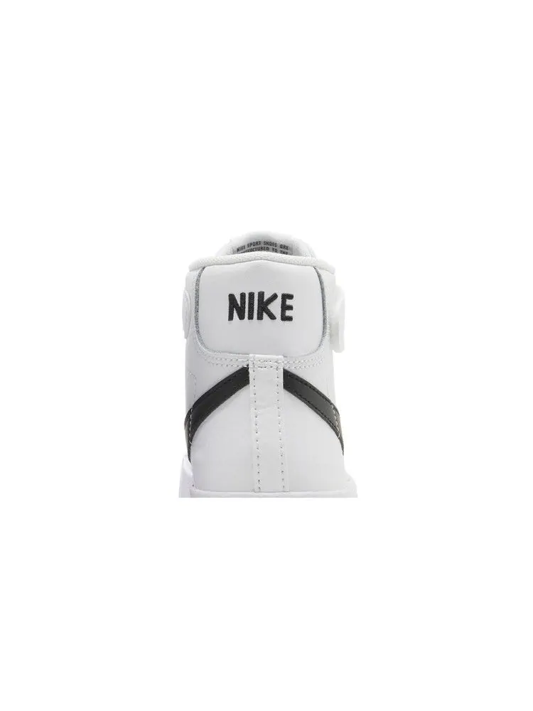 Кроссовки Nike Blazer Mid '77 PS 'White Black' — изображение 8 из 9, белый/оранжевый/черный