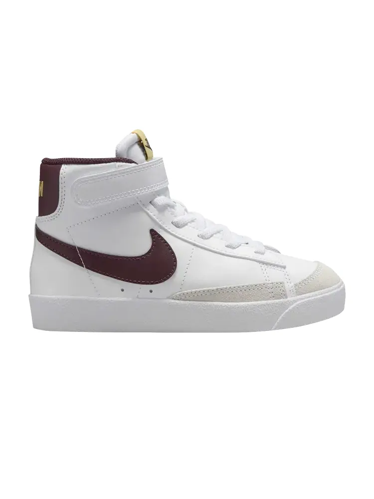 Кроссовки Blazer Mid — изображение 1 из 1, белый бордовый