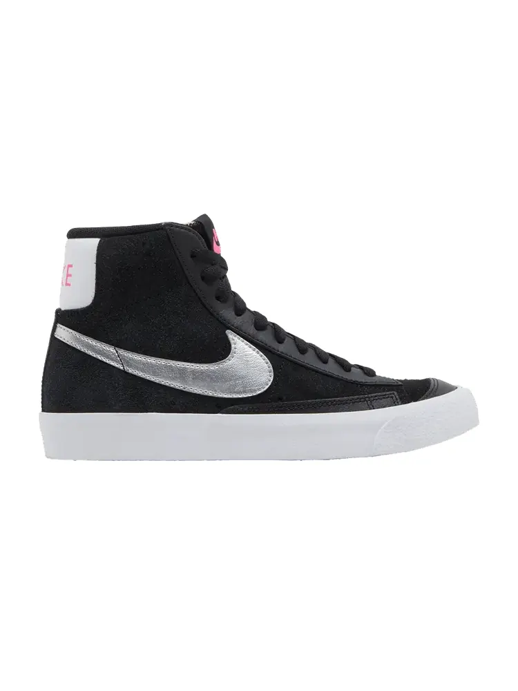 Кроссовки Nike Wmns Blazer Mid Vintage '77 'Black Metallic Silver' — изображение 1 из 9