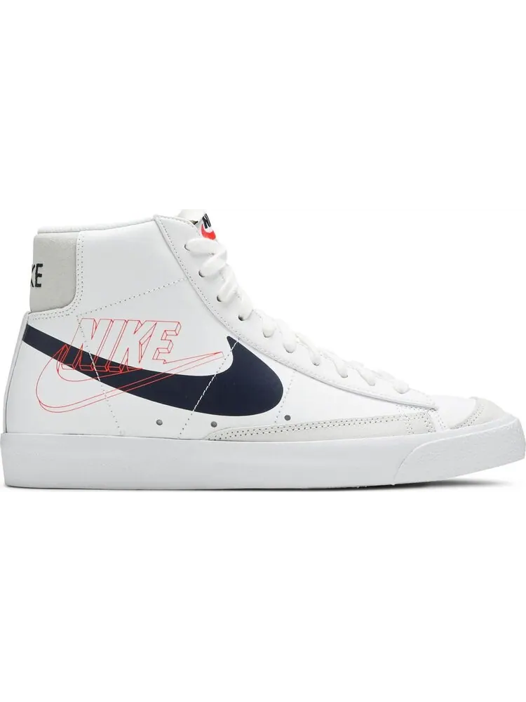 Кроссовки Nike Blazer Mid '77 Vintage 'Reverse Logo' — изображение 1 из 8, белый