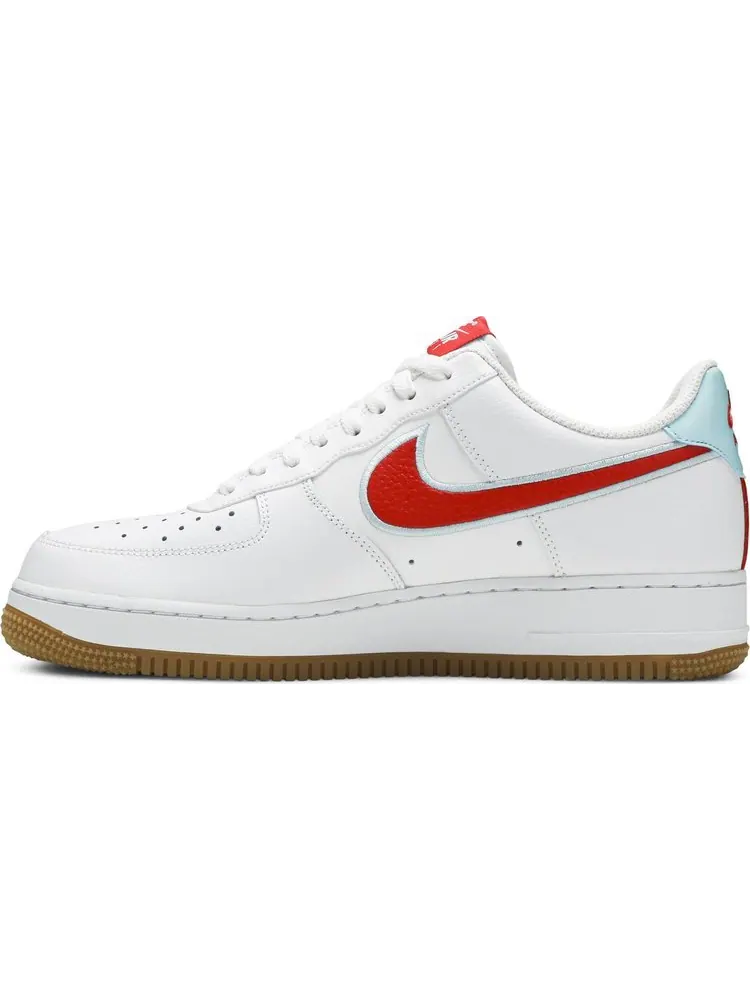 Кроссовки Nike Air Force 1 Low 'White Chile Red' — изображение 3 из 8, белый