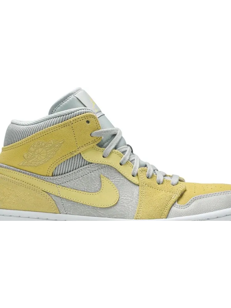 Кроссовки Air Jordan 1 Mid SE Lemon Wash — изображение 2 из 8, загар