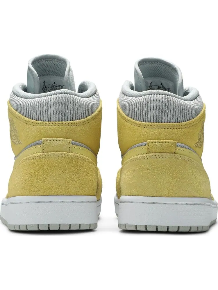 Кроссовки Air Jordan 1 Mid SE Lemon Wash — изображение 6 из 8, загар
