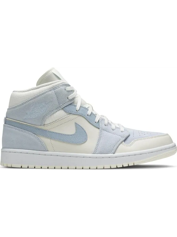 Кроссовки Air Jordan 1 Mid SE Sail Light Blue — изображение 1 из 8, синий