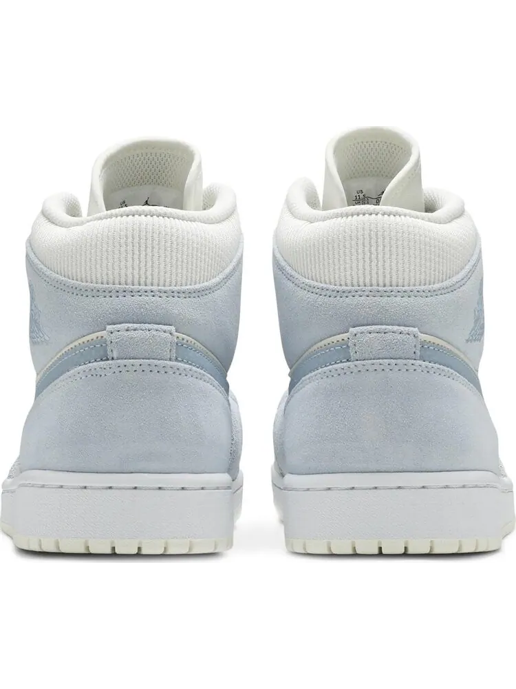 Кроссовки Air Jordan 1 Mid SE Sail Light Blue — изображение 6 из 8, синий