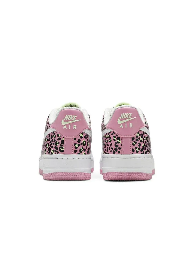 Кроссовки Nike Air Force 1 '07 GS 'Pink Leopard' — изображение 7 из 9, белый/розовый//белый
