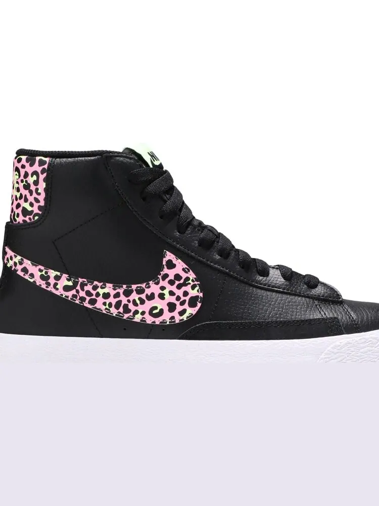 Кроссовки Nike Blazer Mid GS 'Pink Cheetah' — изображение 2 из 8, черный