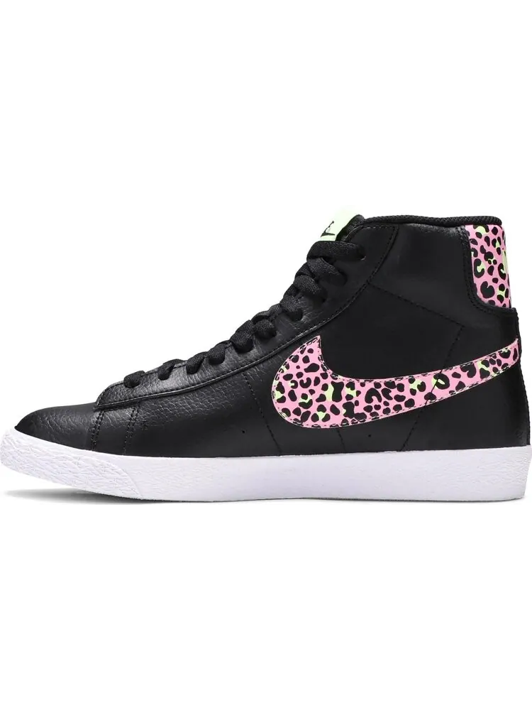 Кроссовки Nike Blazer Mid GS 'Pink Cheetah' — изображение 3 из 8, черный
