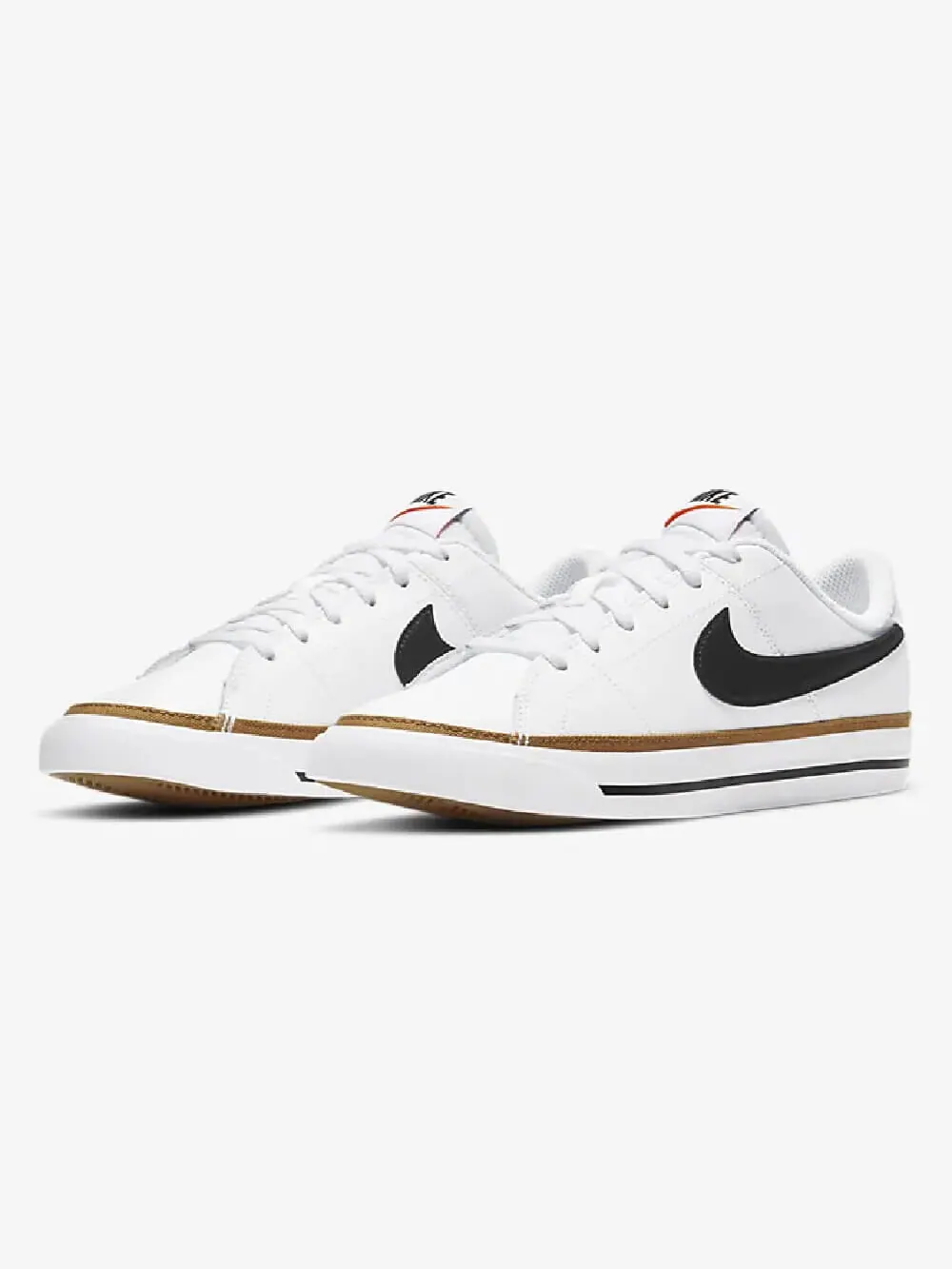 Кроссовки Nike Court Legacy (GS) — изображение 2 из 8, белый/черный
