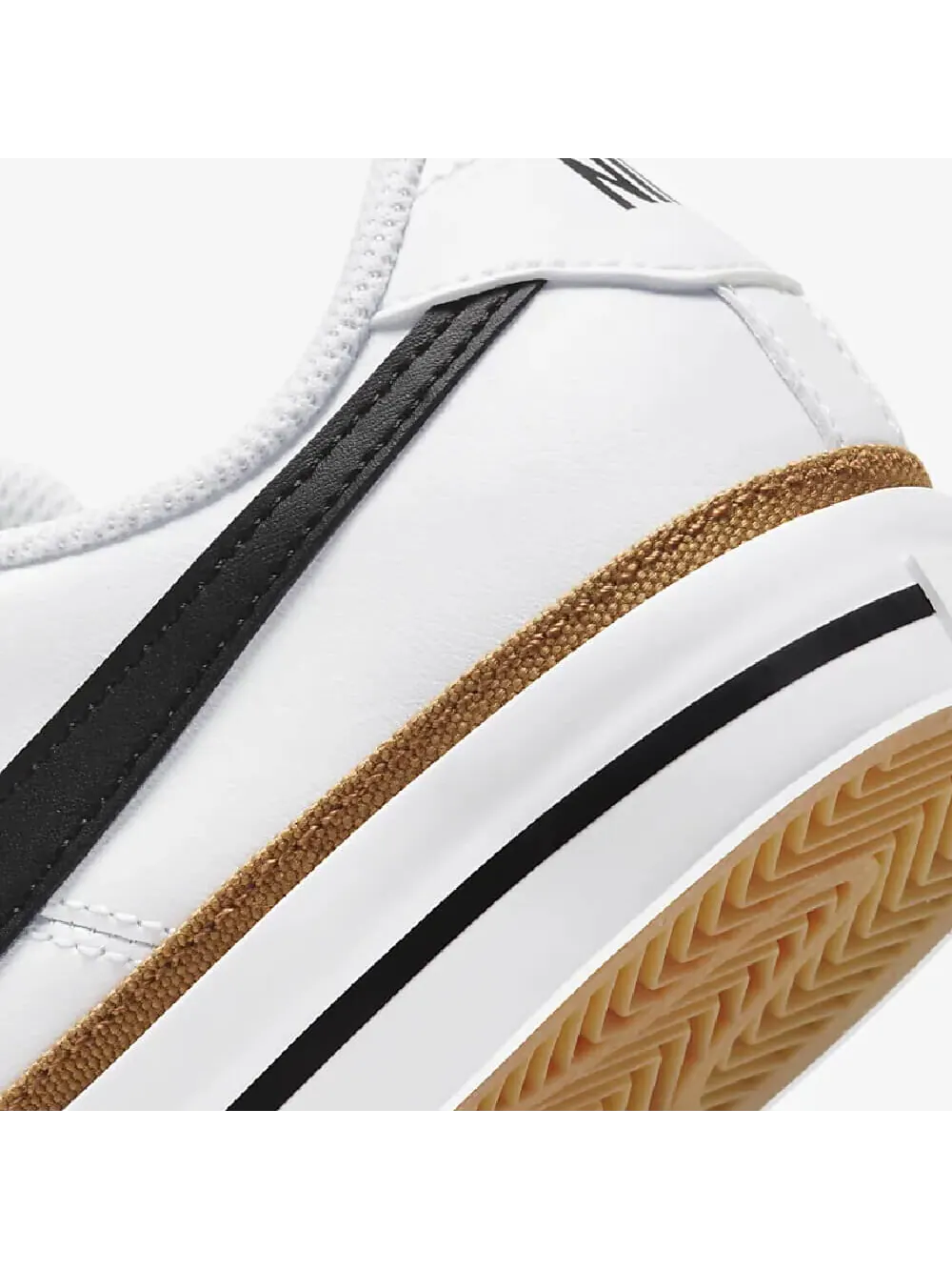 Кроссовки Nike Court Legacy (GS) — изображение 8 из 8, белый/черный