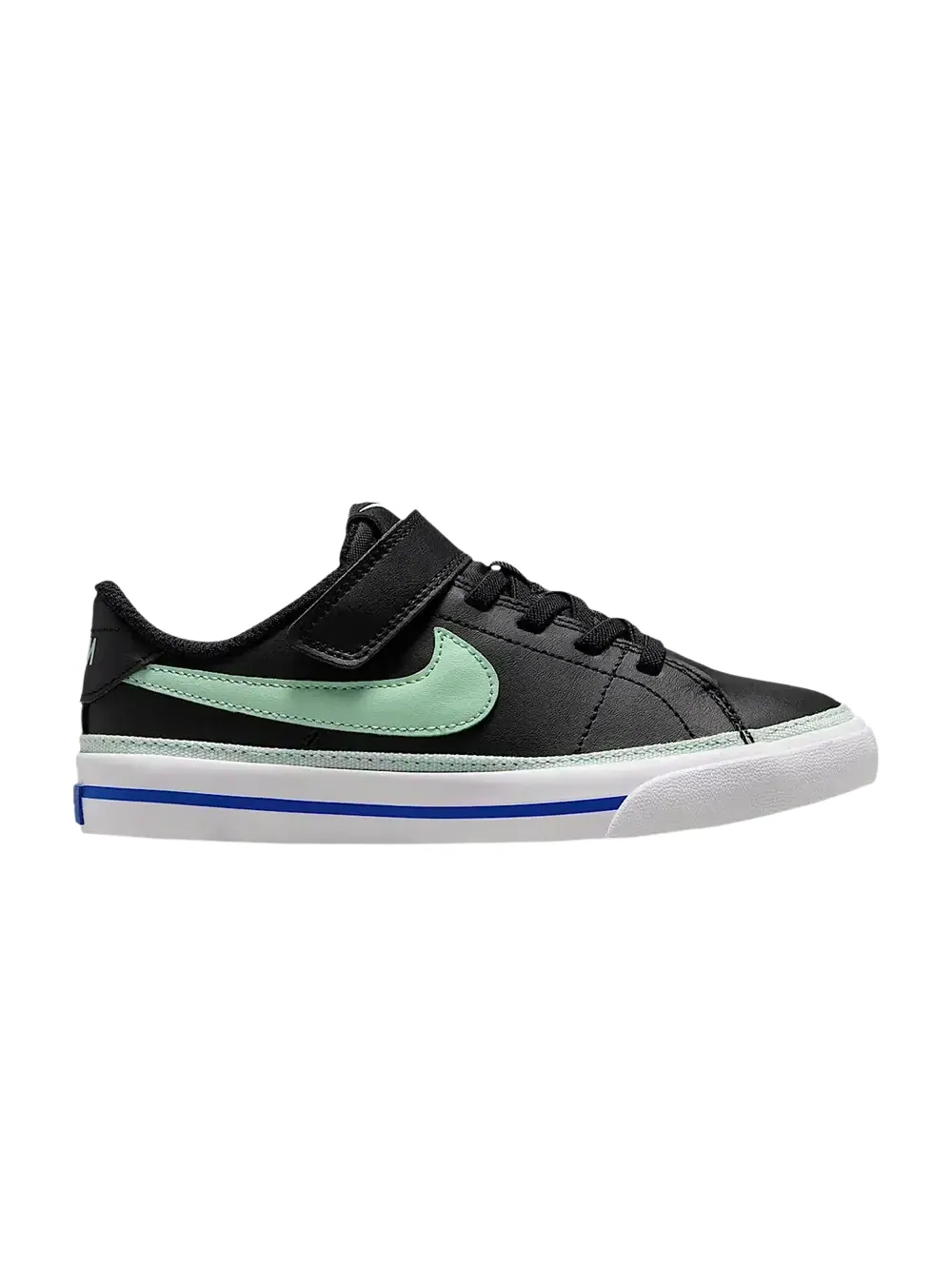 Кроссовки Nike Court Legacy PS — изображение 1 из 1, черный/белый//зеленый