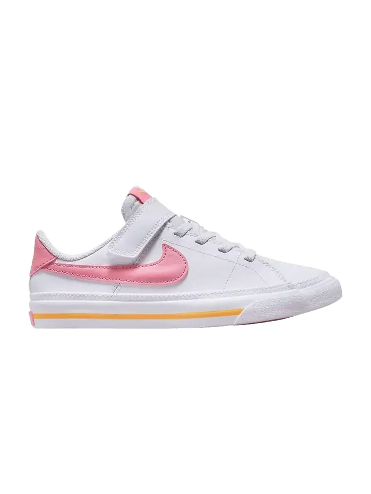 Кроссовки Nike Court Legacy PS 'White Coral Orange' — изображение 1 из 1, белый