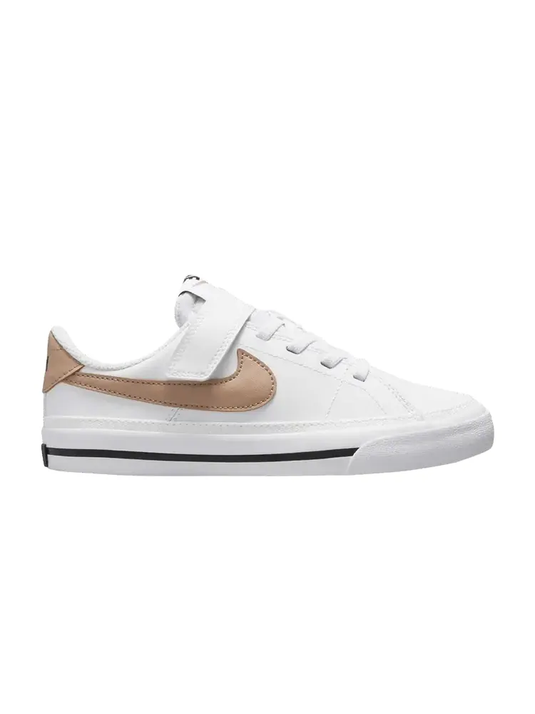 Кроссовки Nike Court Legacy PS 'White Hemp' — изображение 1 из 1, белый/черный
