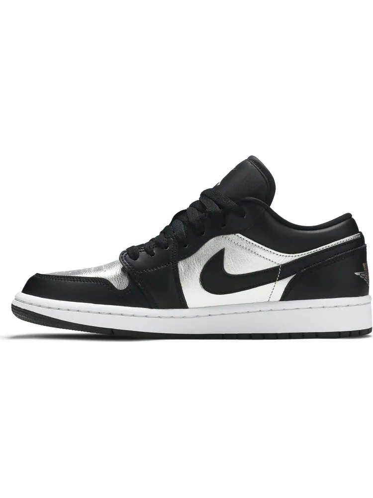 Кроссовки Wmns Air Jordan 1 Low SE Silver Toe — изображение 3 из 8, черный