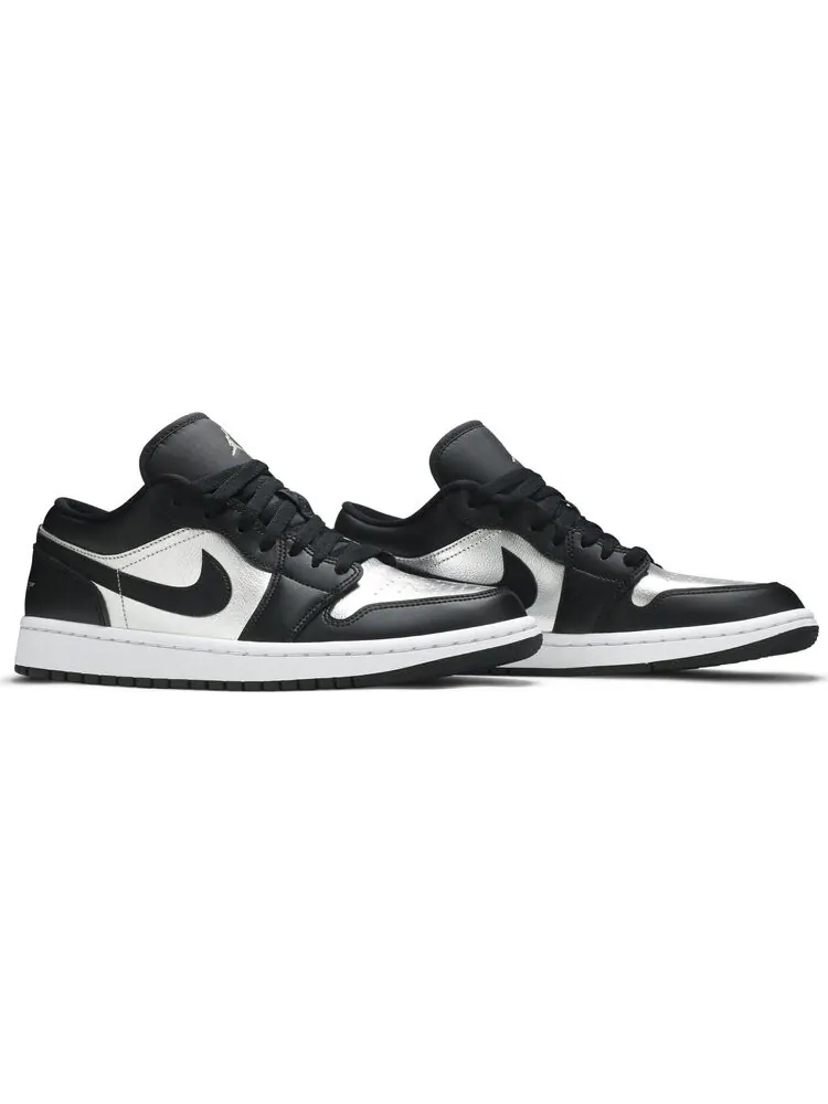 Кроссовки Wmns Air Jordan 1 Low SE Silver Toe — изображение 8 из 8, черный