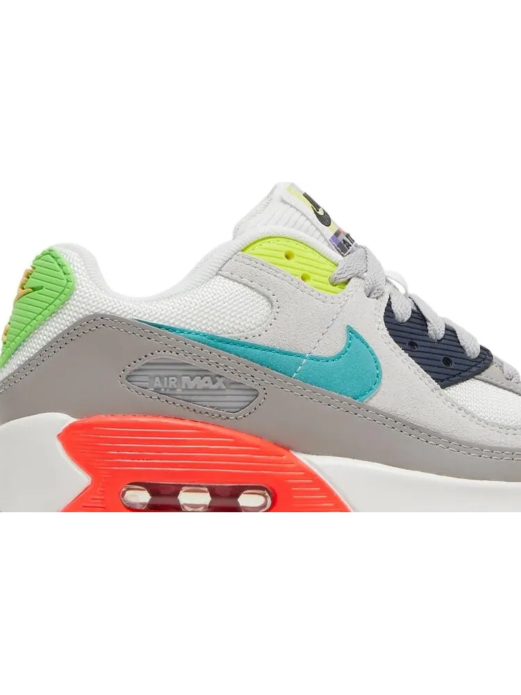 Кроссовки Nike Air Max 90 GS 'Evolution of Icon' — изображение 2 из 8, серый