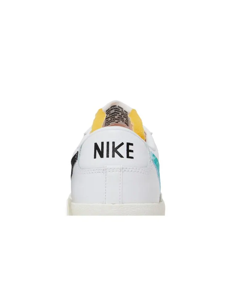 Кроссовки Nike Blazer Low '77 Vintage 'White Washed Teal' — изображение 8 из 9, белый//черный