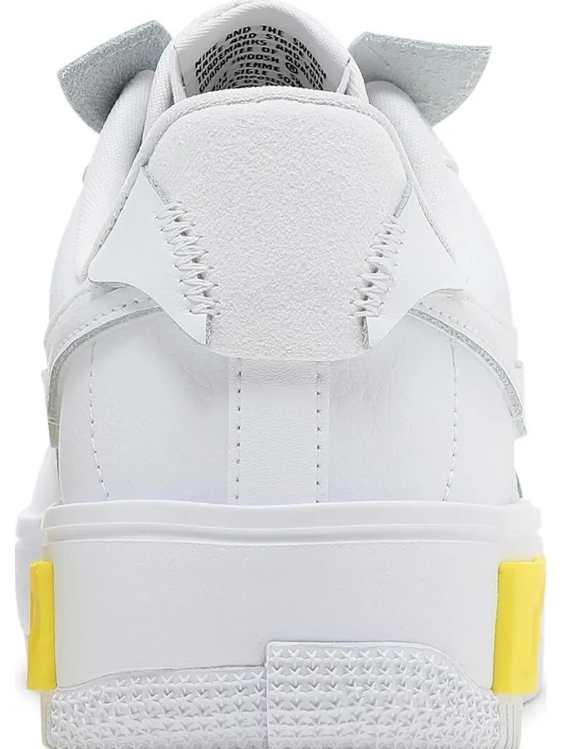 Кроссовки Nike Wmns Air Force 1 Fontanka 'White Opti Yellow' — изображение 7 из 8, белый