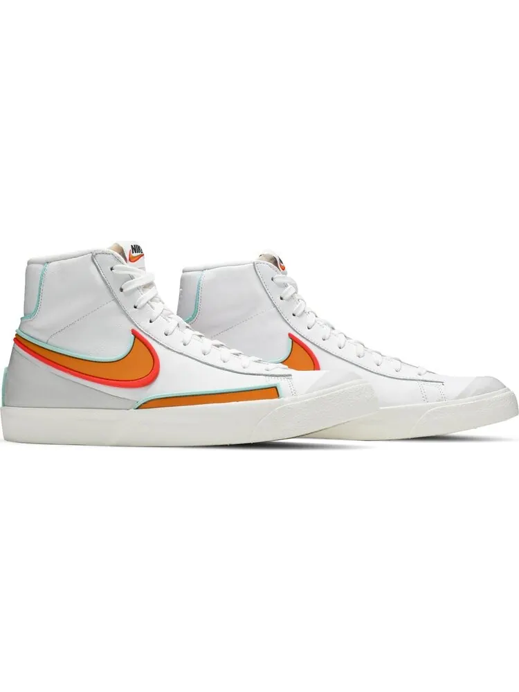 Кроссовки Nike Blazer Mid '77 Infinite 'White Kumquat' — изображение 8 из 8, белый