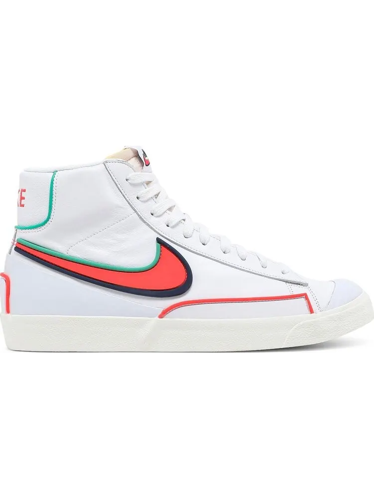 Кроссовки Nike Blazer Mid '77 Infinite 'White Blue Void Crimson' — изображение 1 из 8, белый