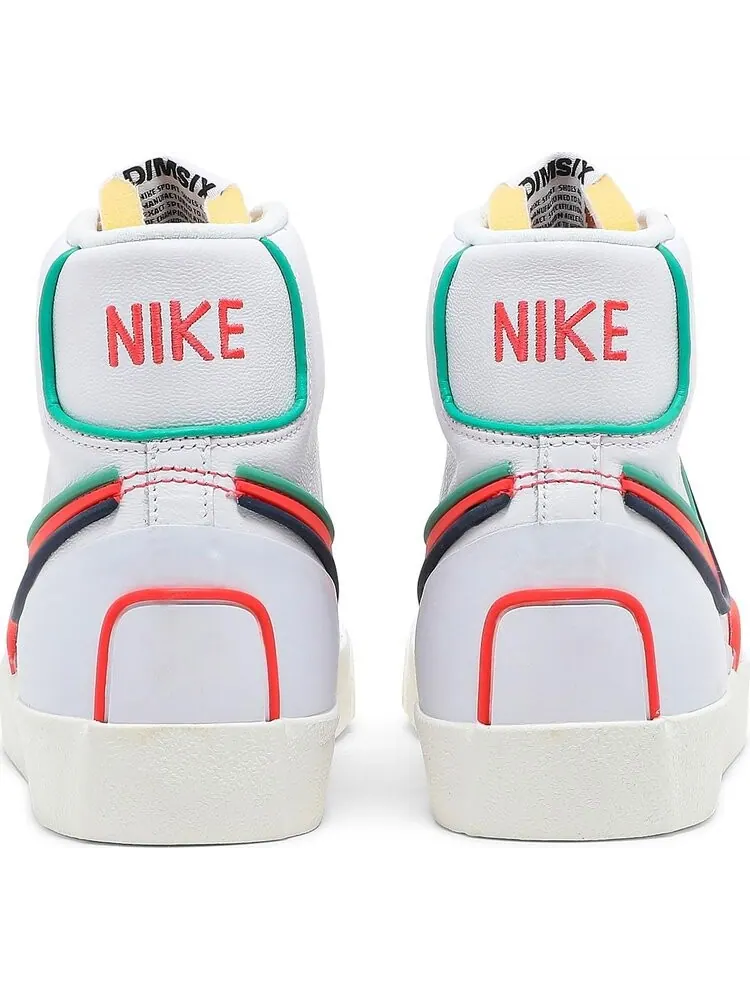Кроссовки Nike Blazer Mid '77 Infinite 'White Blue Void Crimson' — изображение 6 из 8, белый