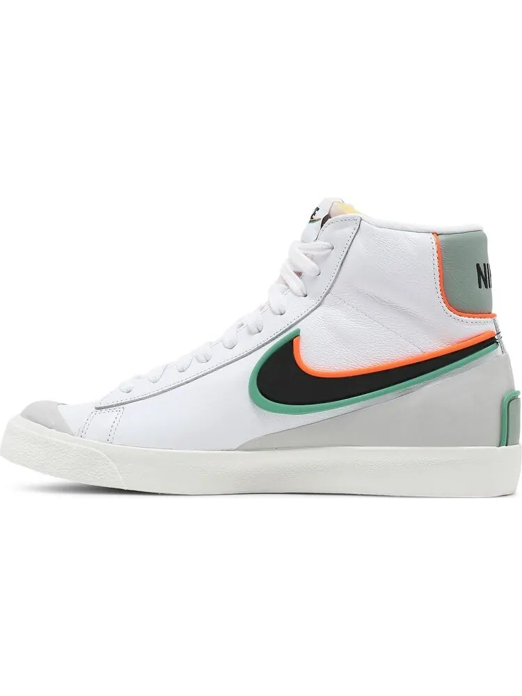 Кроссовки Nike Blazer Mid '77 Infinite 'White Roma Green' — изображение 3 из 8, белый