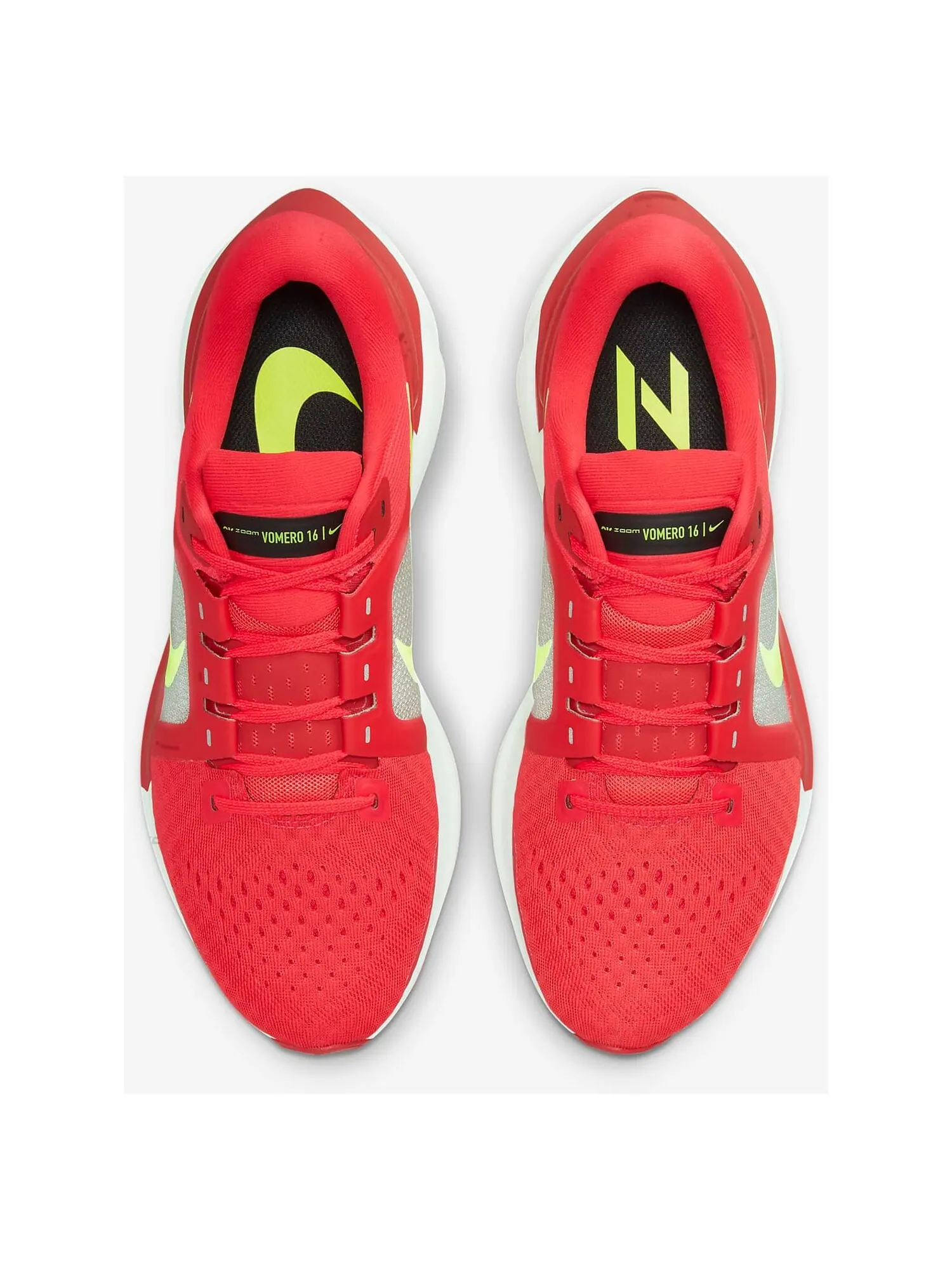Кроссовки Nike Air Zoom Vomero 16 — изображение 3 из 7, красный/желтый